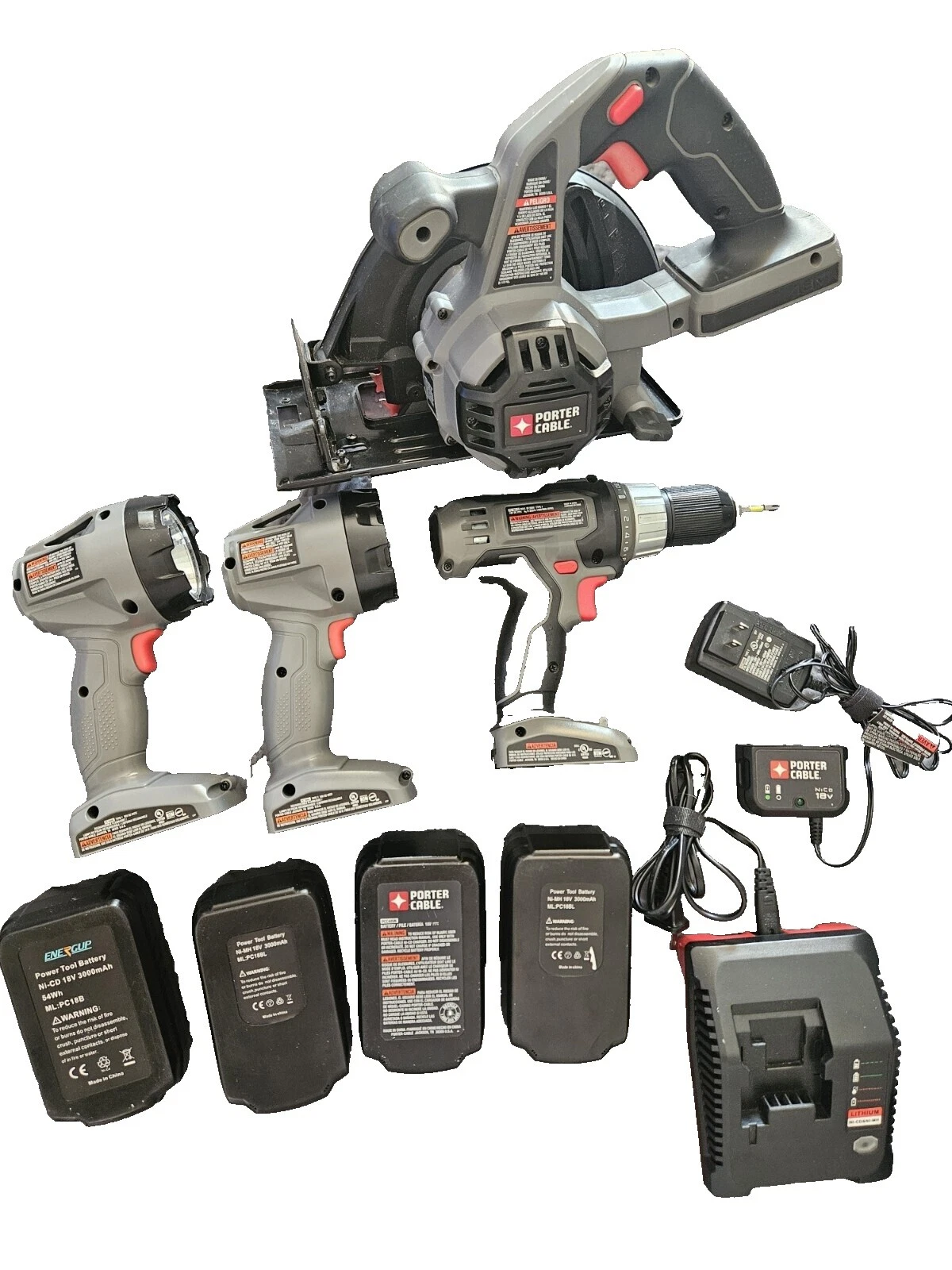 Herramienta eléctrica PORTER-CABLE conjuntos de Batería incluida