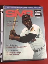 SMR Sports Market Report PSA/DNA Guide Magazine HANK AARON 7 /2015