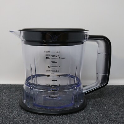 Ninja Pro System 1100 40 oz 5 cup Replacement Processor Bowl with Lid Open Box