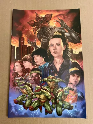 TMNT Stranger Things #1 Raymond Gay Virgin Epikos Variant IDW 2023 Ninja Turtles