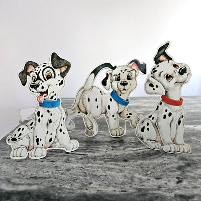 Vintage Disney 101 Dalmatians Thick Cardboard Cut-outs Wall Decor