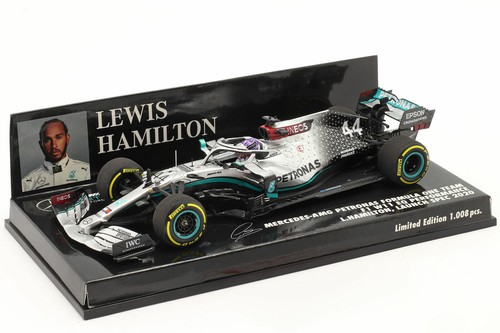 Modelo De Coche 1:43 Minichamps F1 Mercedes AMG W11 Lewis Hamilton 2020 Die Cast - Imagen 5 de 6