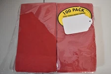 Red Dinner Napkins Disposable Dinner Wedding Party 