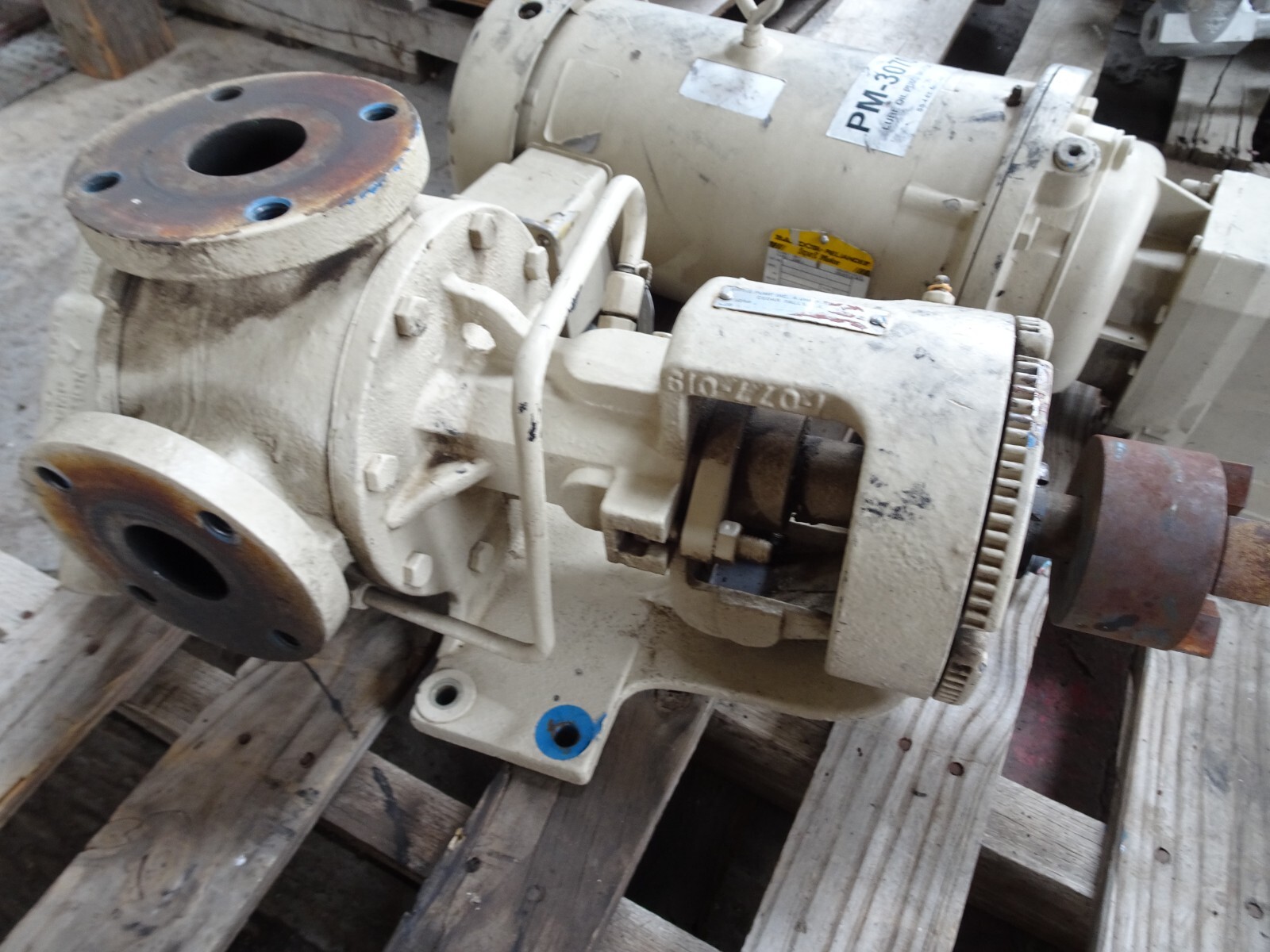 VIKING K124a ROTARY GEAR PUMP W MOTOR 5HP liquid industrial hydraulic