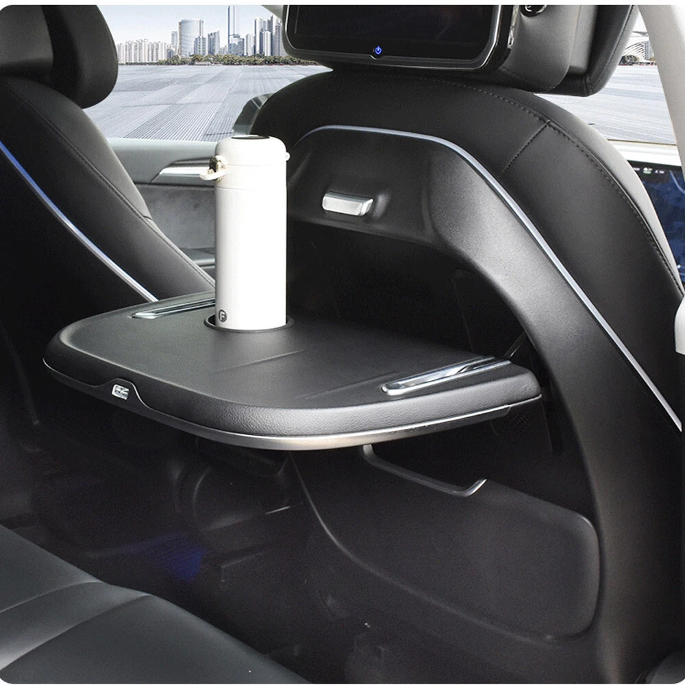 Back seat table for Tesla Model Y Car Seat Tray Table Desk wireless charger