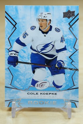 2022-23 Upper Deck Ice Base Rookie #103 Cole Koepke - Tampa Bay Lightning