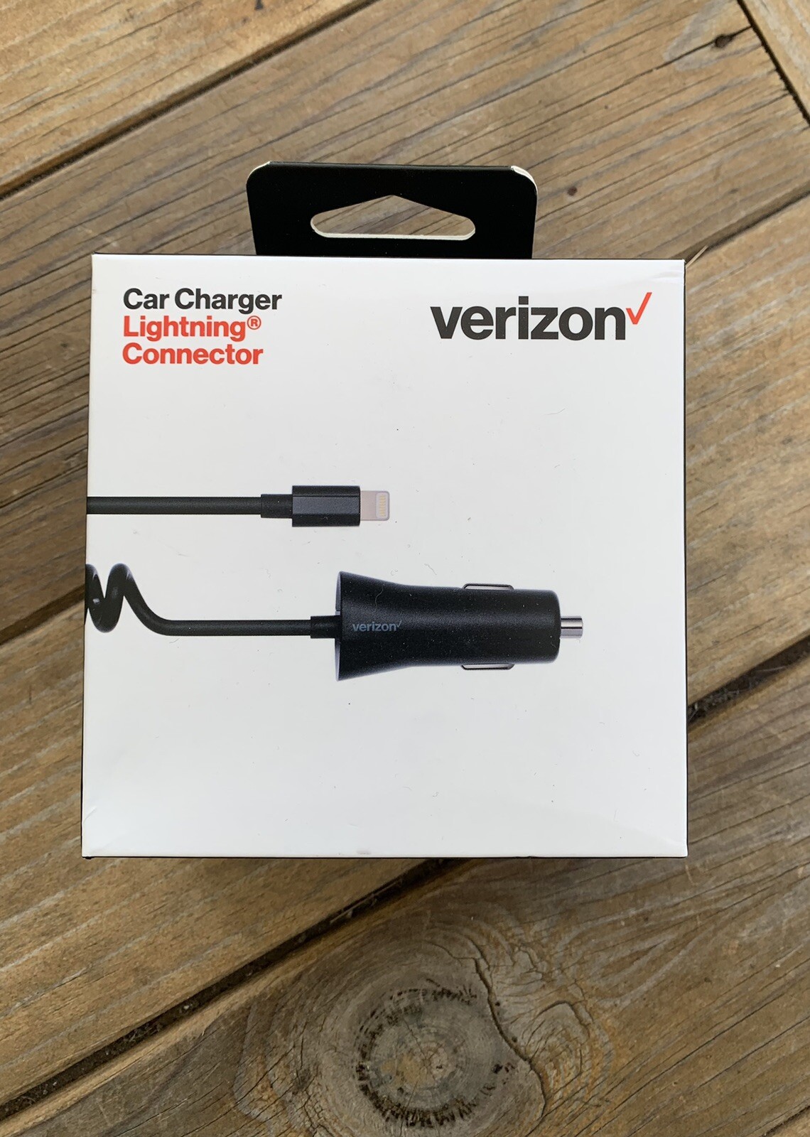 Verizon Car Charger 9ft Lightning Cable for iPhone Apple Certified