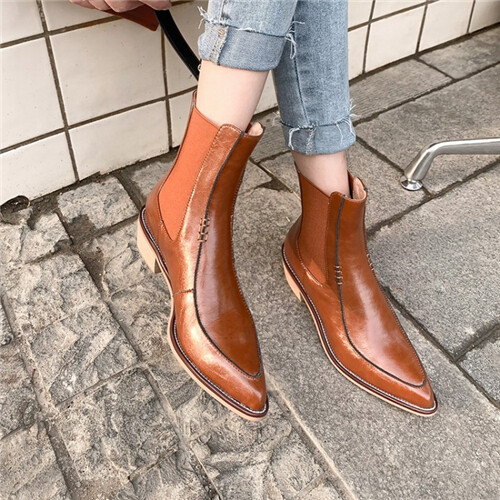 Women Shoes Ankle Boots Casual Pointy 
