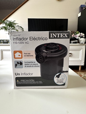 Intex Quick-Fill Electric Pump Fit Any Valve 