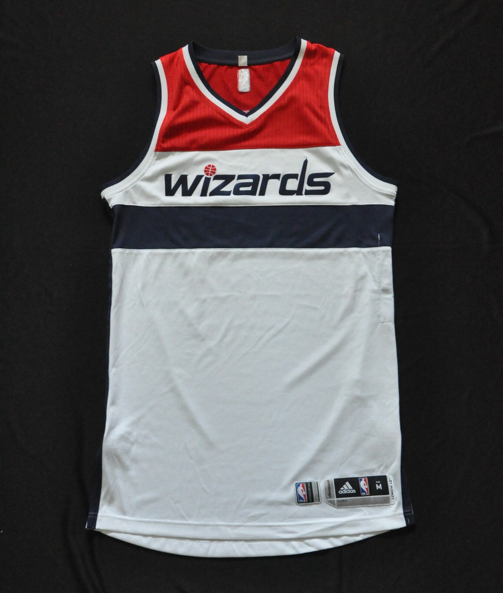 Washington Wizards Adidas Jersey REV30 Mic Pouch Team Game Issue
