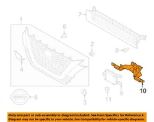 NISSAN OEM 2019 Altima-Distance Sensor Mount Bracket 284526CA0A