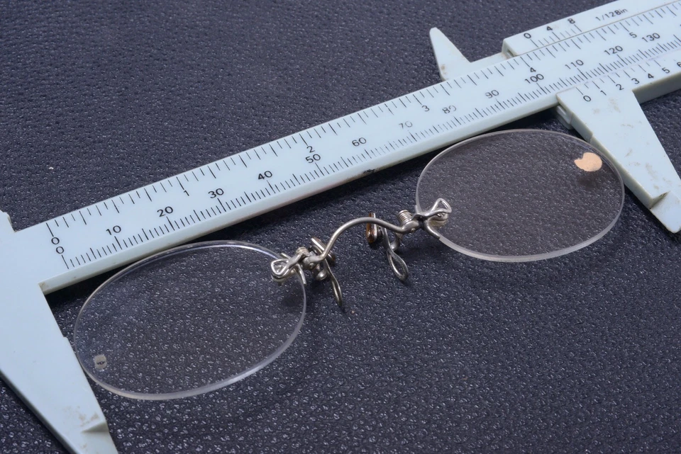 ✅ СТАРИННЫЙ ЩЕПОТКА, ПЕНСНЕ NEZ ЧТЕНИЯ НОС ОЧКИ ПРИЛОЖЕНИЕ. +1,5 диоптрий - Изображение 3 из 3