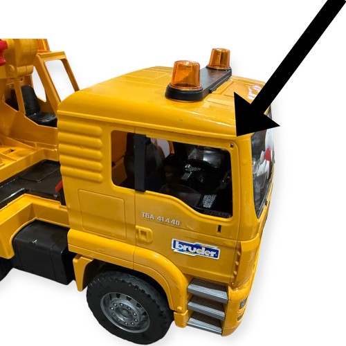 VTG Bruder Tele-Crane TC 4500 Crane Truck Construction Vehicle Yellow Germany - Picture 7 of 7