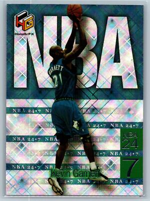 Kevin Garnett 1999-00 Upper Deck HoloGrFX NBA 24-7 Minnesota 