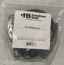 Hamilton Buhl ST2BK Smart-Trek Deluxe Stereo Phone Headset Over-the-Ear Black