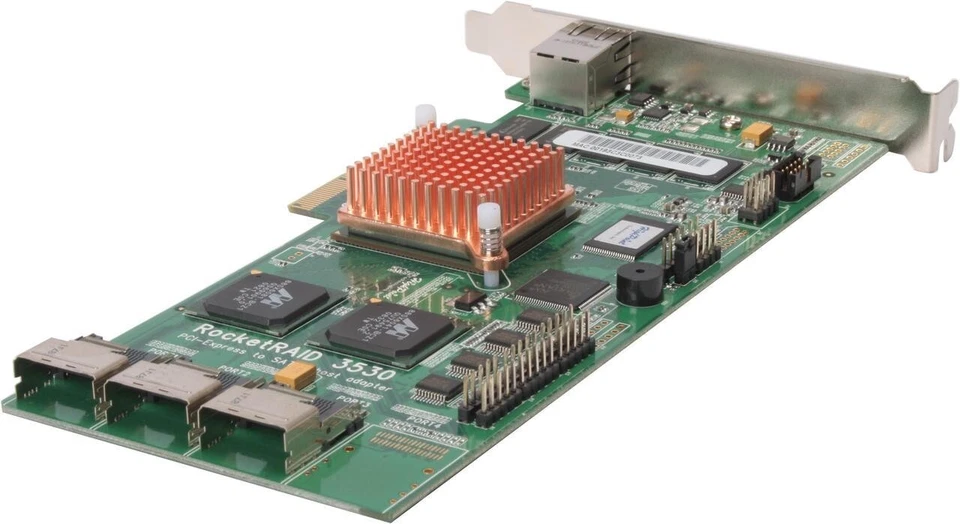 HighPoint RocketRAID 3530 12 Channel PCI-E SATA II IOP Based RAID Controller - Image 2 of 4