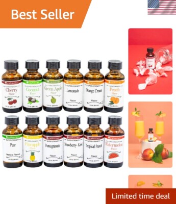 LorAnn Super Strength Pack of 12 Fruity & more Flavors in 1 ounce bottles