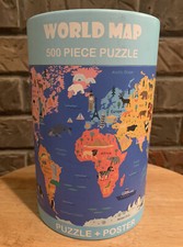 World Map 500 Piece Puzzle  Poster 19.7  x13.8  Ages 10 