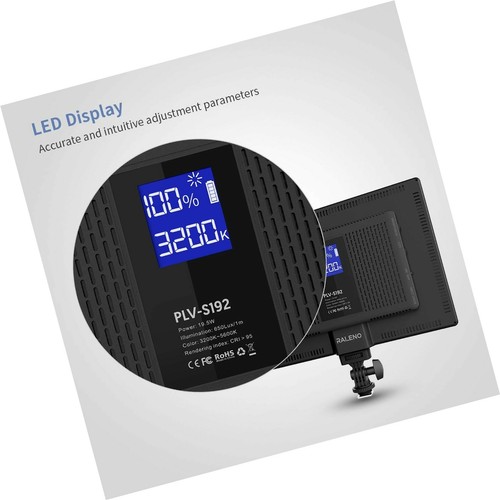 raleno led video soft light panel with lcd display price