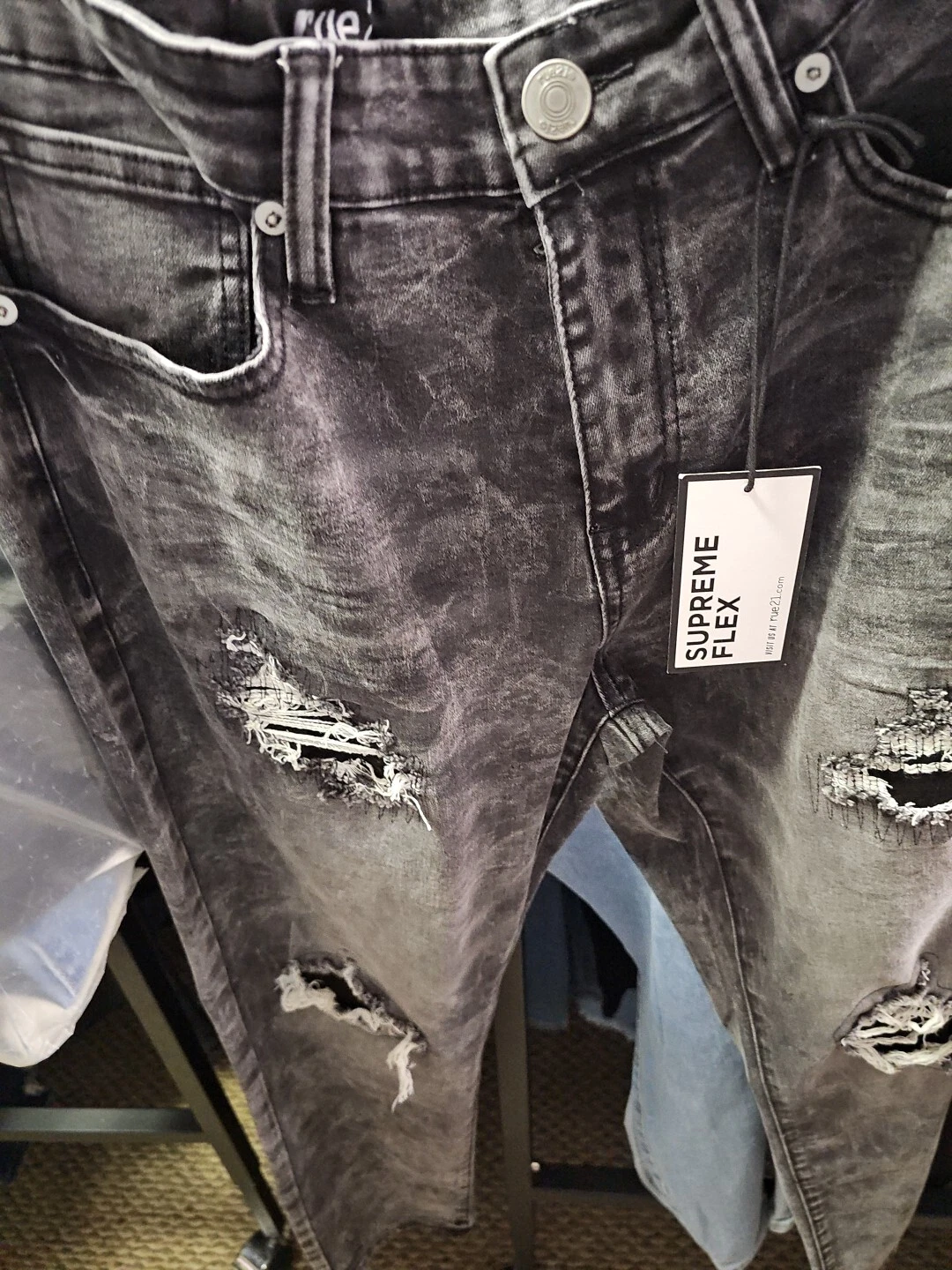 Jean noir skinny Supreme Flex 34 x 30