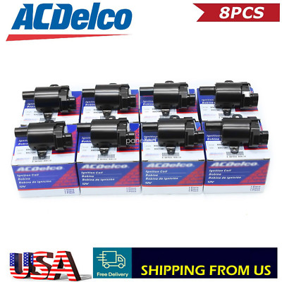 8PCS OEM Ignition Coils For Chevrolet G/M 5.3L 6.0L 4.8L BSC1251 D585 UF262 USA