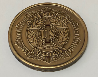 Vintage US AMERICAN LEGION Bronze Challenge Coin VIETNAM Veterans