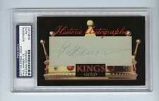 Paul Waner 2017 HA Historic Autographs Kings Gold 1/5 PSA/DNA COA Cuts Auto Sp 