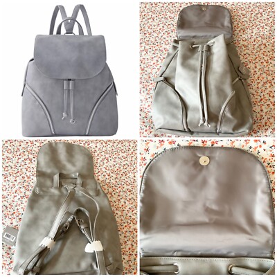 black fuzzy mini backpack FAUX FUR MINI BACKPACK (6L) FB3049 010
