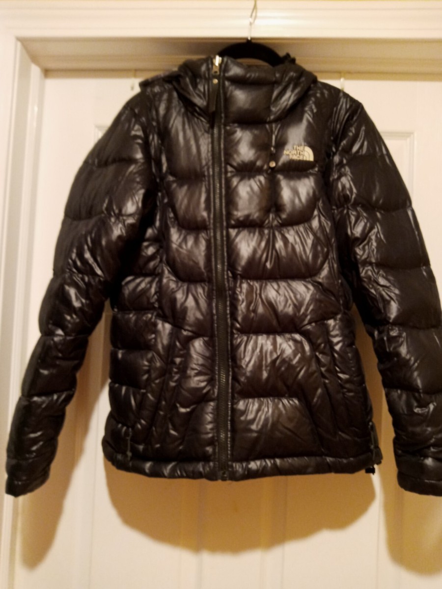 the north face shiny puffer