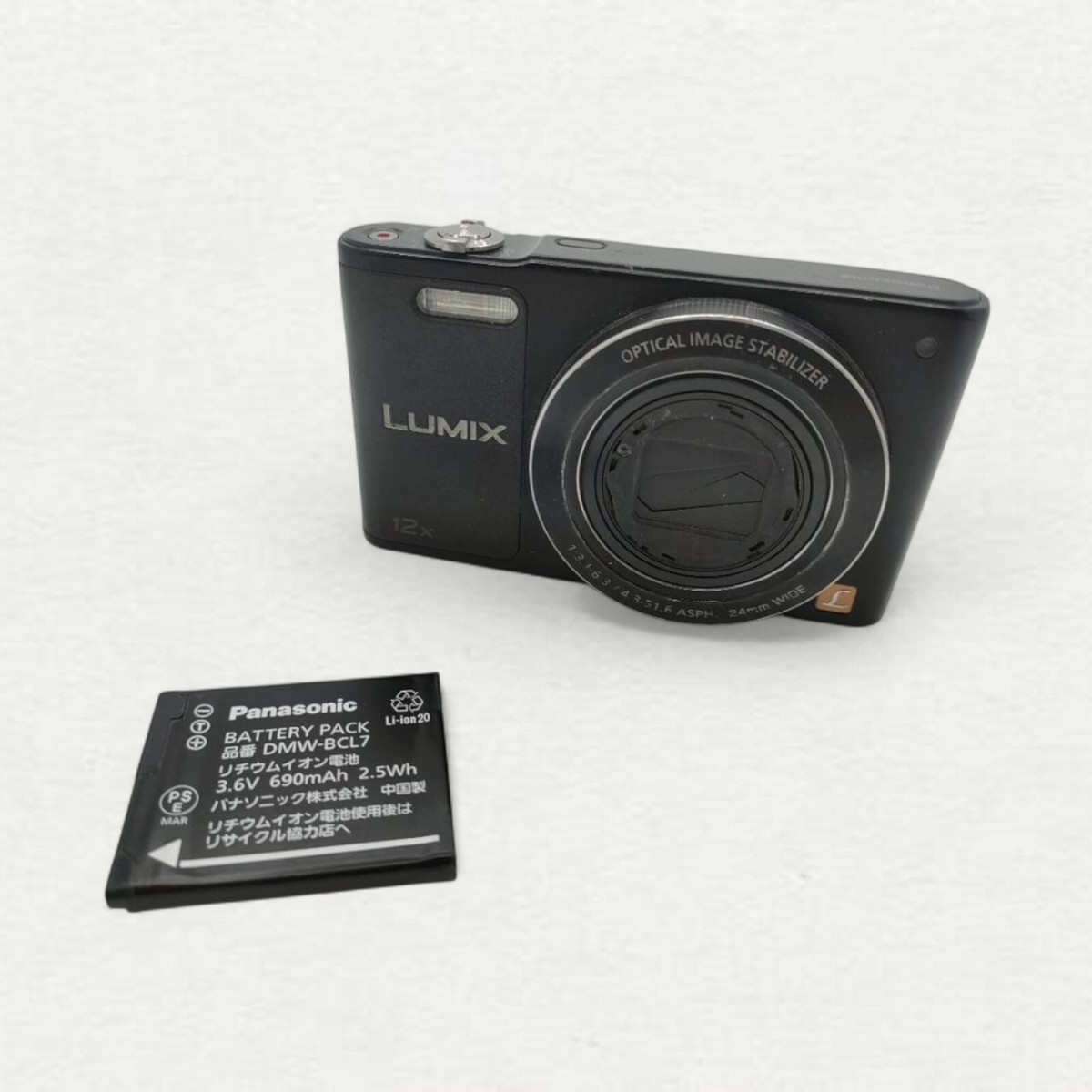 Panasonic LUMIX DMC-SZ10 ジャンク品 Panasonic LUMIX DMC-SZ10 Compact Digital Camera Black 16.0MP
