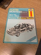 Austin Montego 1.3 A Series Engine Haynes Workshop Repair Manual