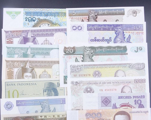 Lot 20 Pcs different Banknotes Paper Money Collections UNC Foreign Currency - Picture 2 of 3