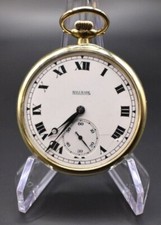 Hallmark, Rare 1920 Illinois 14S 25 Years Gold Filled Pocket Watch 17 Jewel