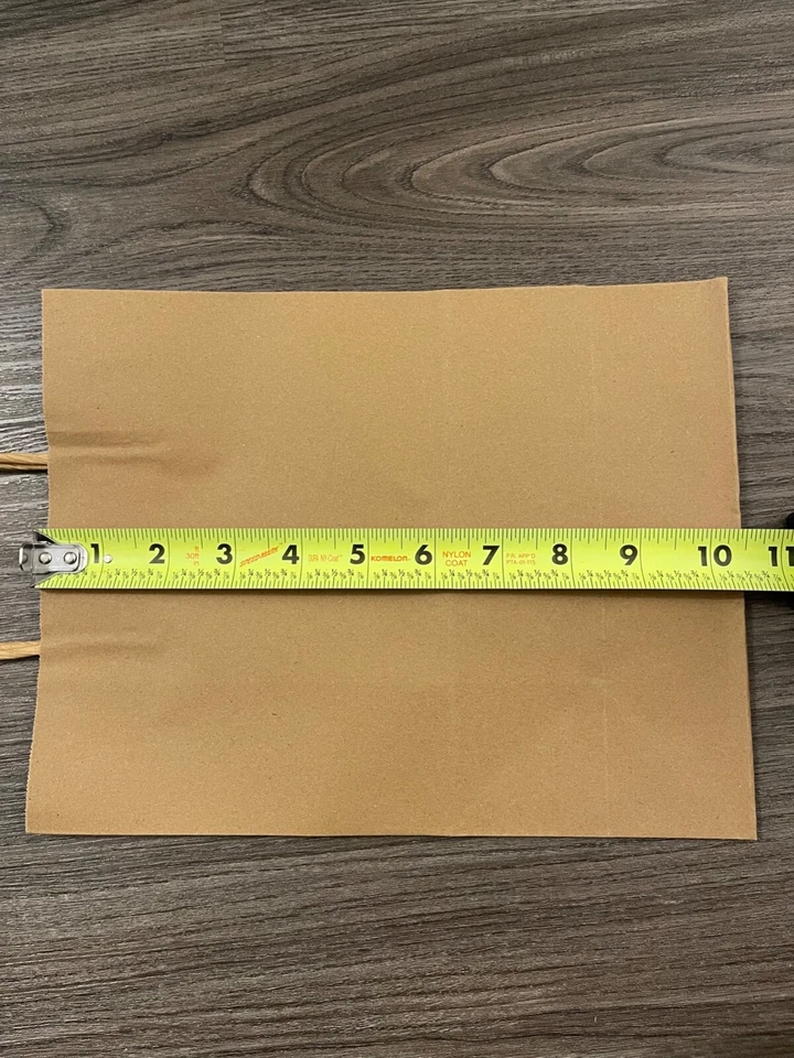 Kraft Paper Bag Party Shopping Gift Bags Retail Merchandise with Handles - Image 3 of 4