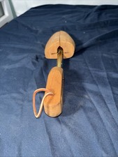 Vintage D. MACKAY Wooden Adjustable Wood Shoe Trees Size 8C Great For Shoeshine