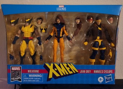 Marvel Legends X-Men Love Triangle 3 Pack Wolverine Jean Grey Cyclops 6'' Figures