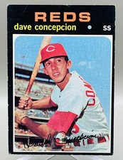 1971 Topps Dave Concepcion 14 Rc Reds 1971 Topps Dave Concepcion 14 Rc Reds