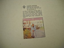 STAN HITCHCOCK original 1965 music biz promo lp review JUST CALL ME LONESOME