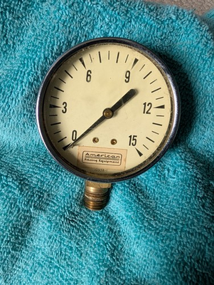 #ad American Racing Equipment 2 3 4 Gauge Fuel Pressure Vintage Gage Rare Rat Rod $25.00