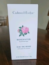 New In Box Crabtree Evelyn Rosewater Hand Therapy Cream 3.5 oz
