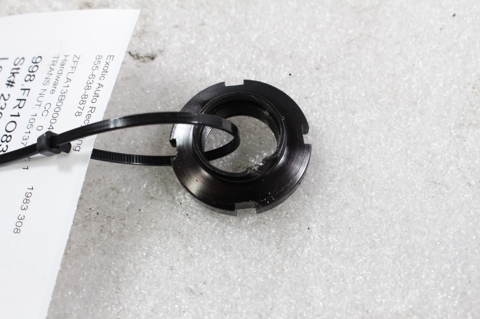 Ferrari 308, Transmission Nut, Hardware, Used, P/N 105137