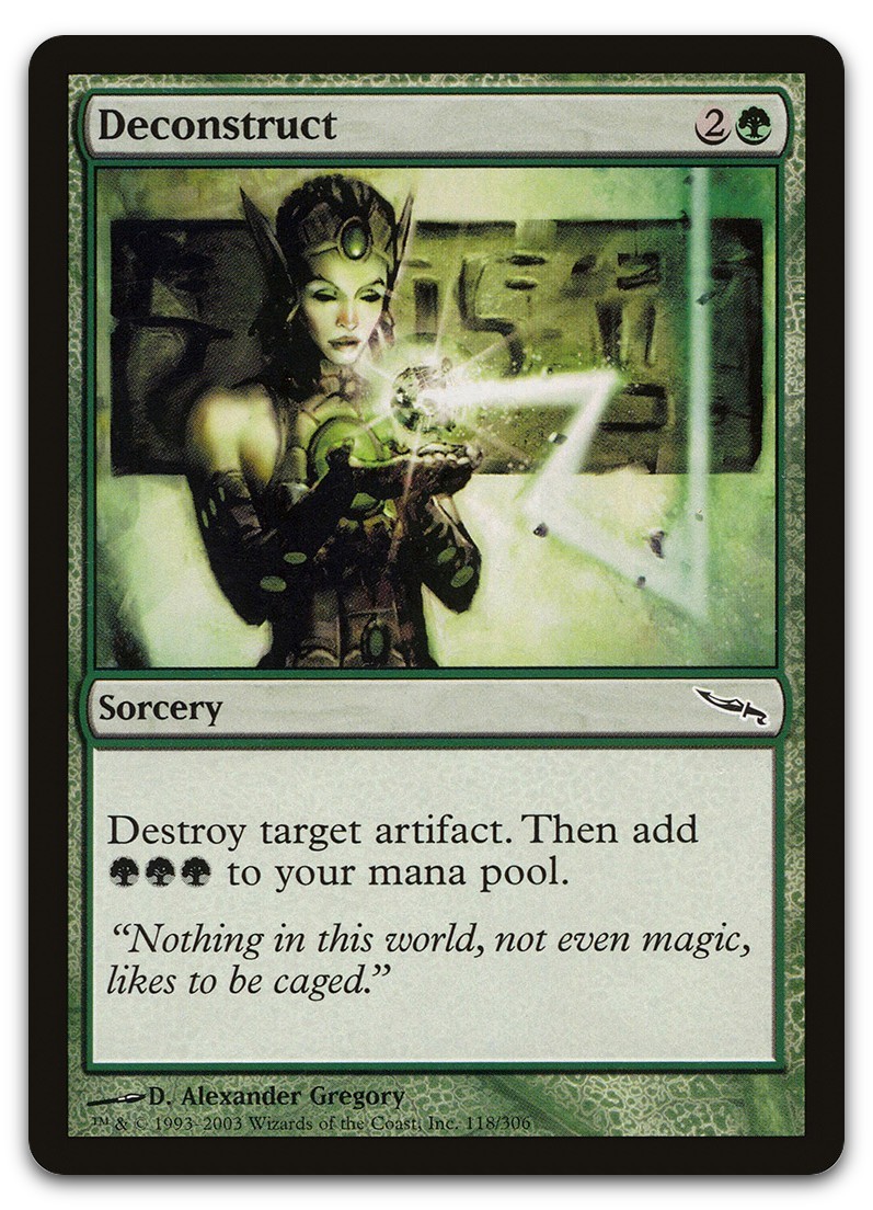 Deconstruct #118 (NM) Mirrodin MRD Magic MTG