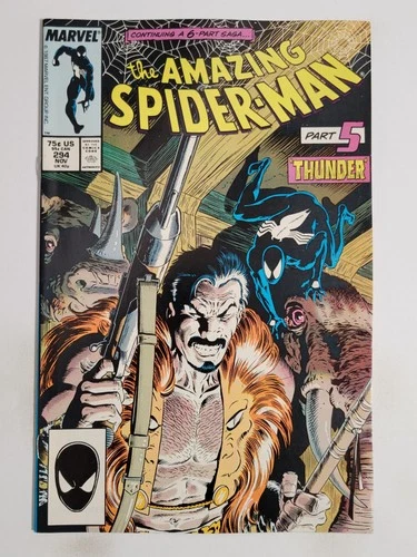 Amazing Spider-man #294 Marvel 1987 NM- 9.2 Kraven's Last Hunt story arc Part 5