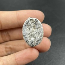 Ancient solid Silver Unique Signet Roman Ring With Depicting King Figurine