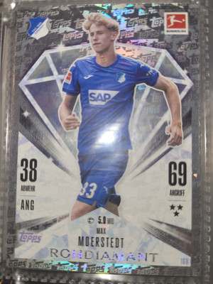 Match Attax Bundesliga 24/25 Rohdiamant 160 Max Moerstedt Hoffenheim Parallel 