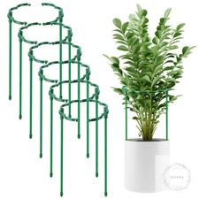 12 Pack Plant Support Stakes Sets Versatile Plant Cages Stackable