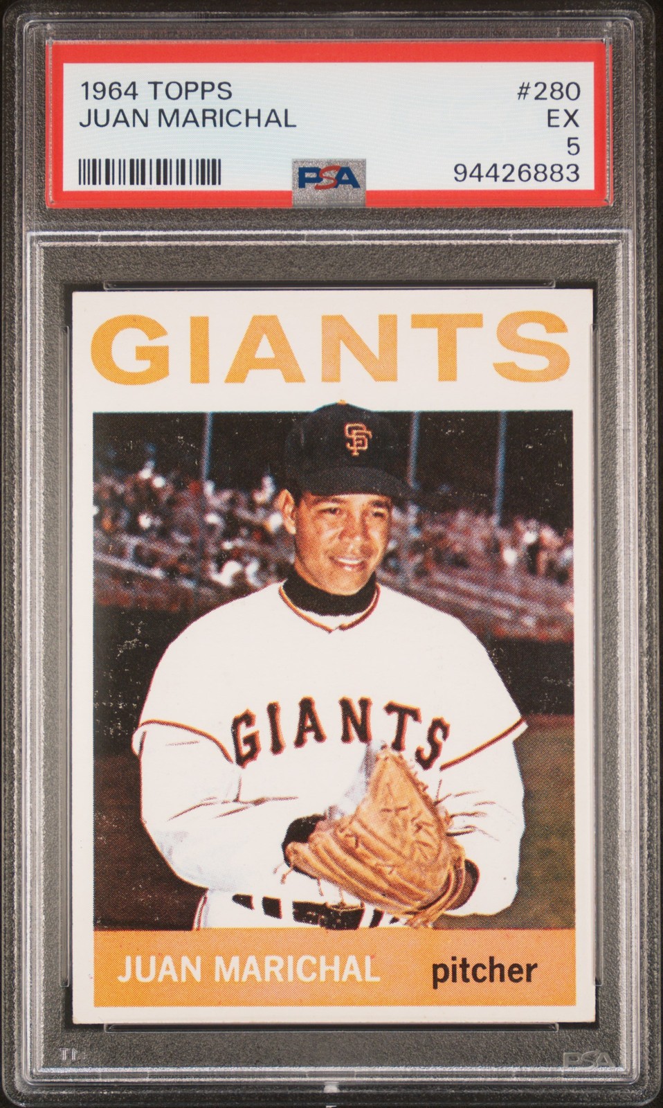 1964 TOPPS #280 JUAN MARICHAL PSA 5
