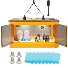 Chick Brooder Box for Chicks, Brooder Box with Feeder and Waterer, Brooder He...