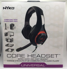 Nyko Gaming Headset Mic Headphones Stereo Bass Surround for PC PS5, NEW IN BOX