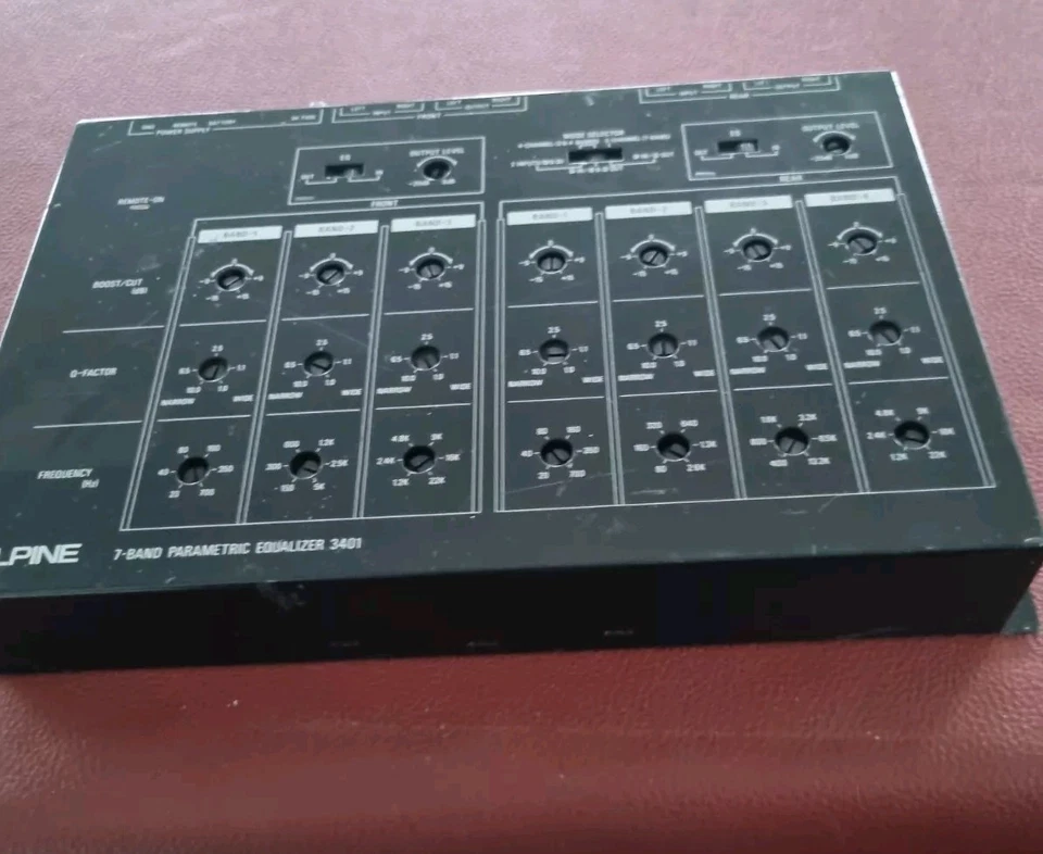 Alpine  3401 Vintage 4+3 Band Parametric Equalizer - Bild 4 von 4
